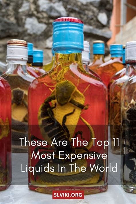 most expensive liquids on earth